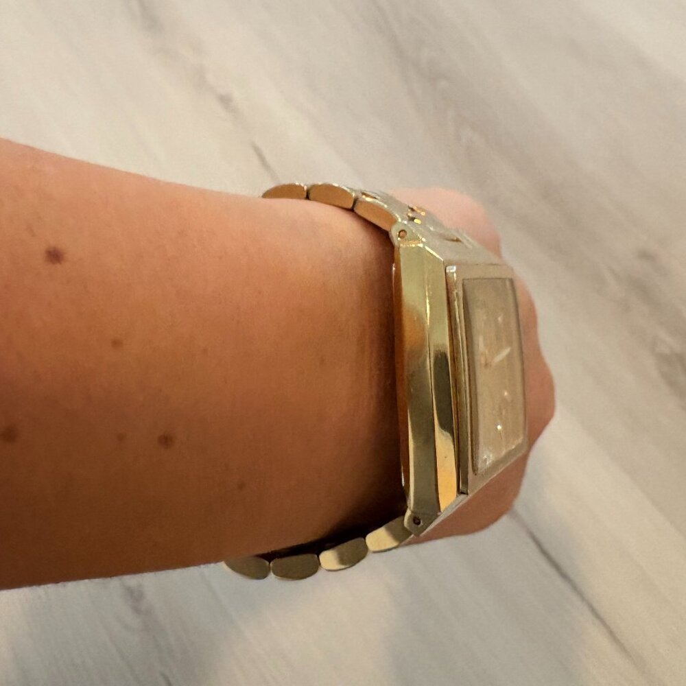 Michael Kors Square Gold Watch - Picture 3 of 4